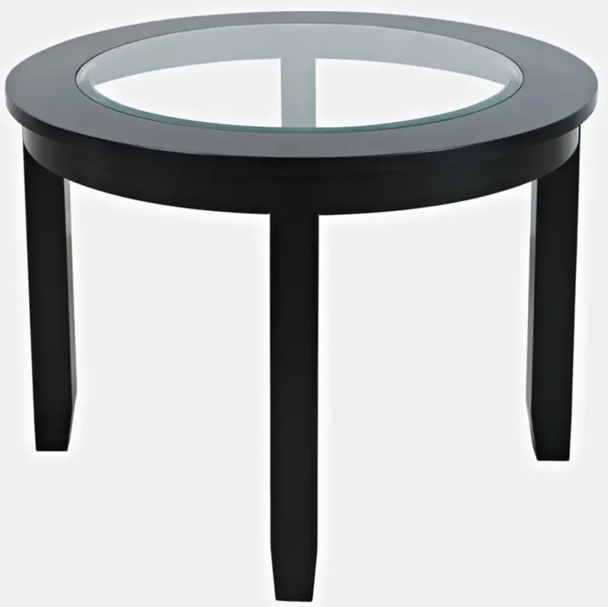 Jofran Urban Icon Round Dining Table Black