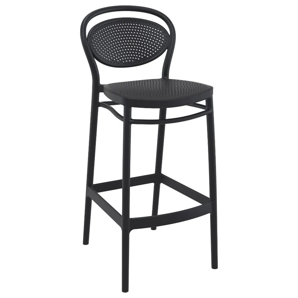 MARCEL BAR STOOL BLACK