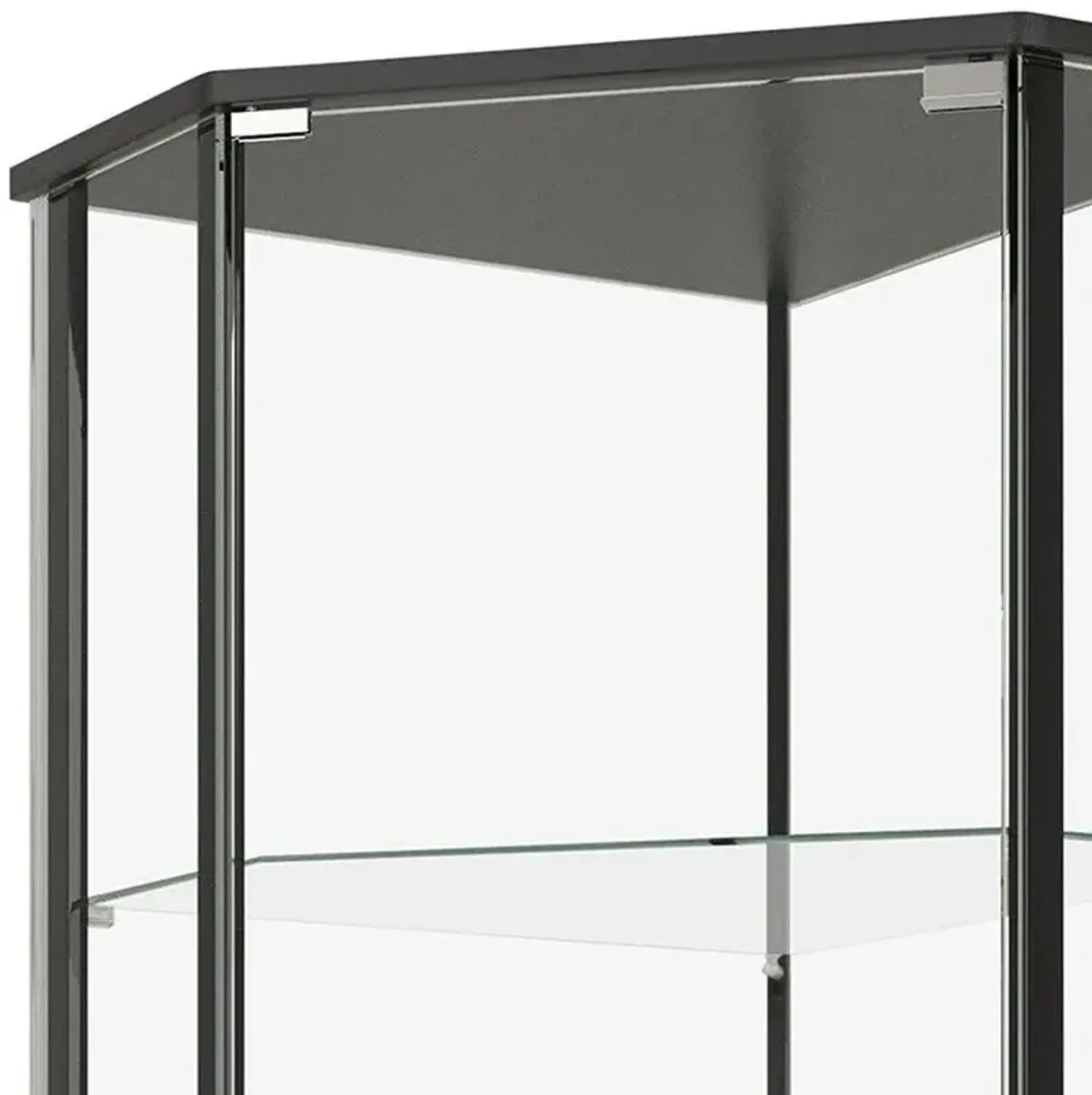 Coaster Corner Curio Cabinet Black