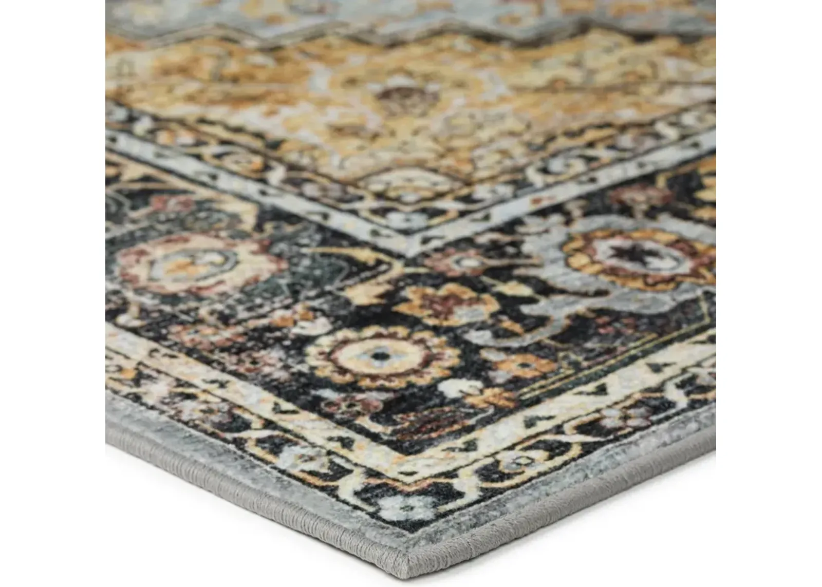 Bohemian Chic Distressed Diamond 5'X8' Area Rug