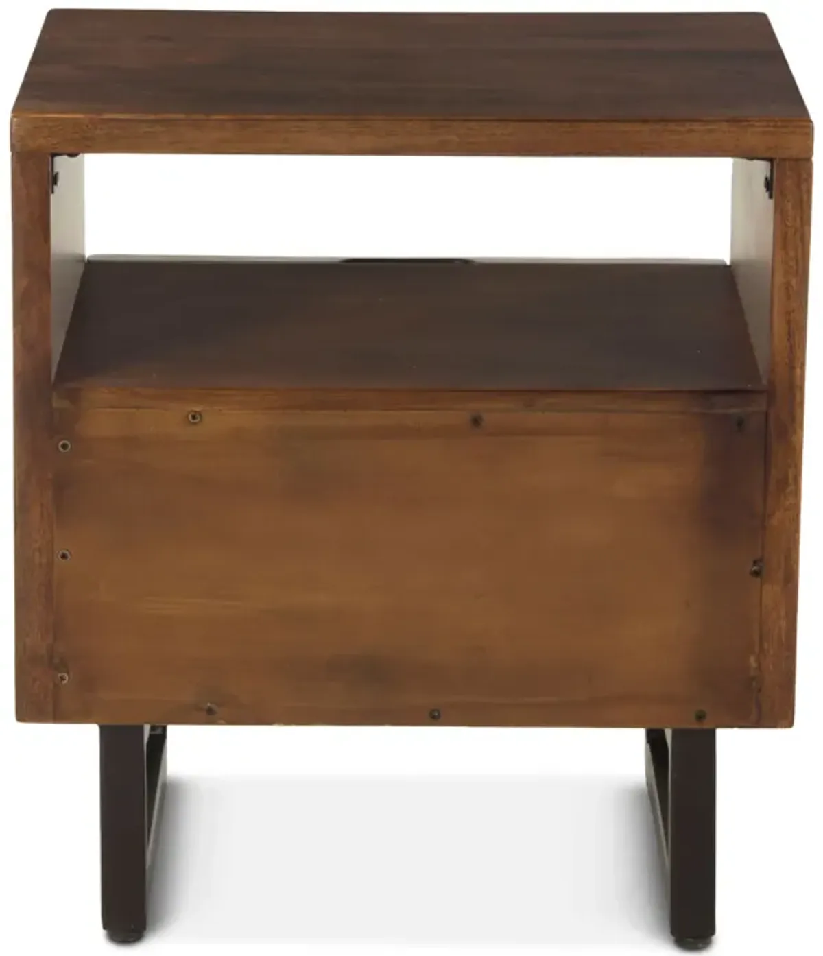 Home Trends Design Aspen Acacia Wood Live Edge Night Chest