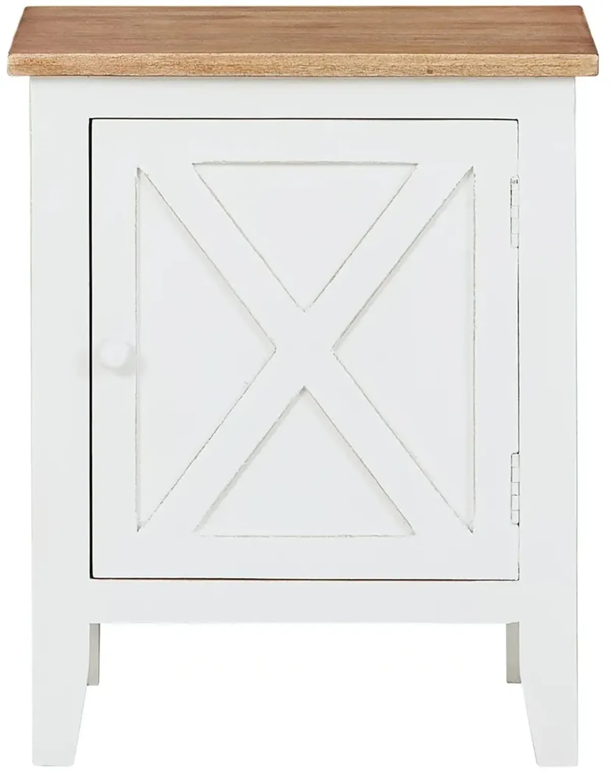 Ashley Gylesburg Cream/Brown Accent Cabinet