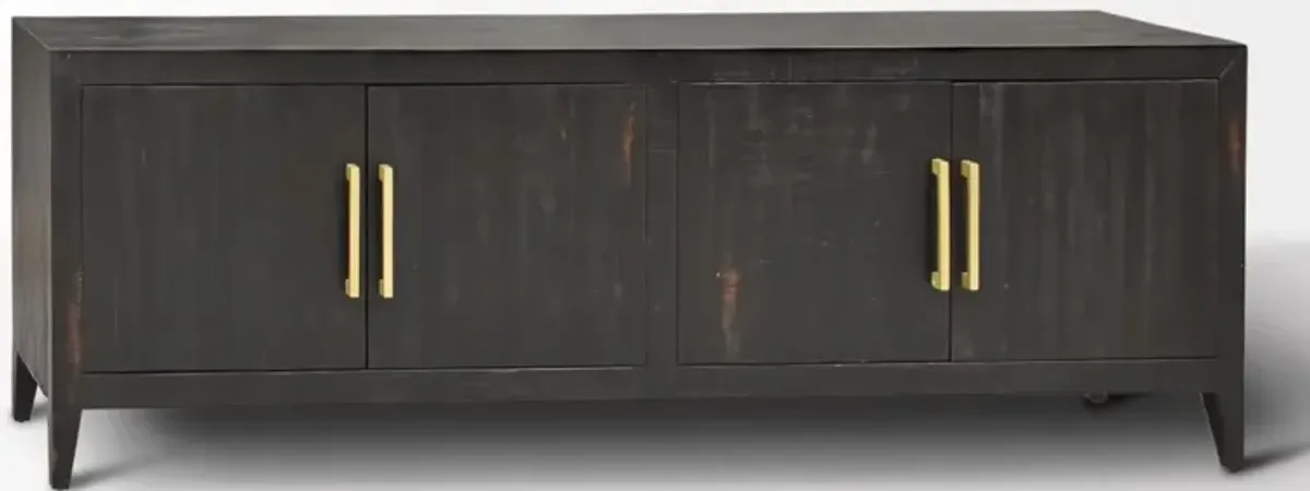 Noble Furniture 78 Inch Entertainment TV Stand in Vail Finish