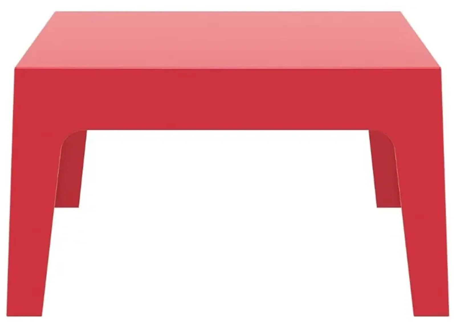 Compamia Box Resin Outdoor Coffee Table Red