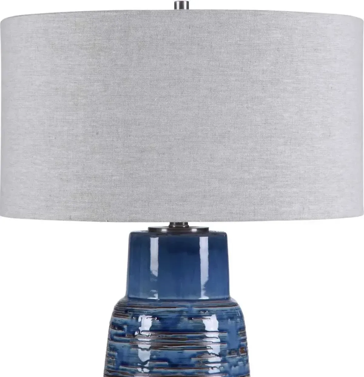 Uttermost Magellan Blue Table Lamp