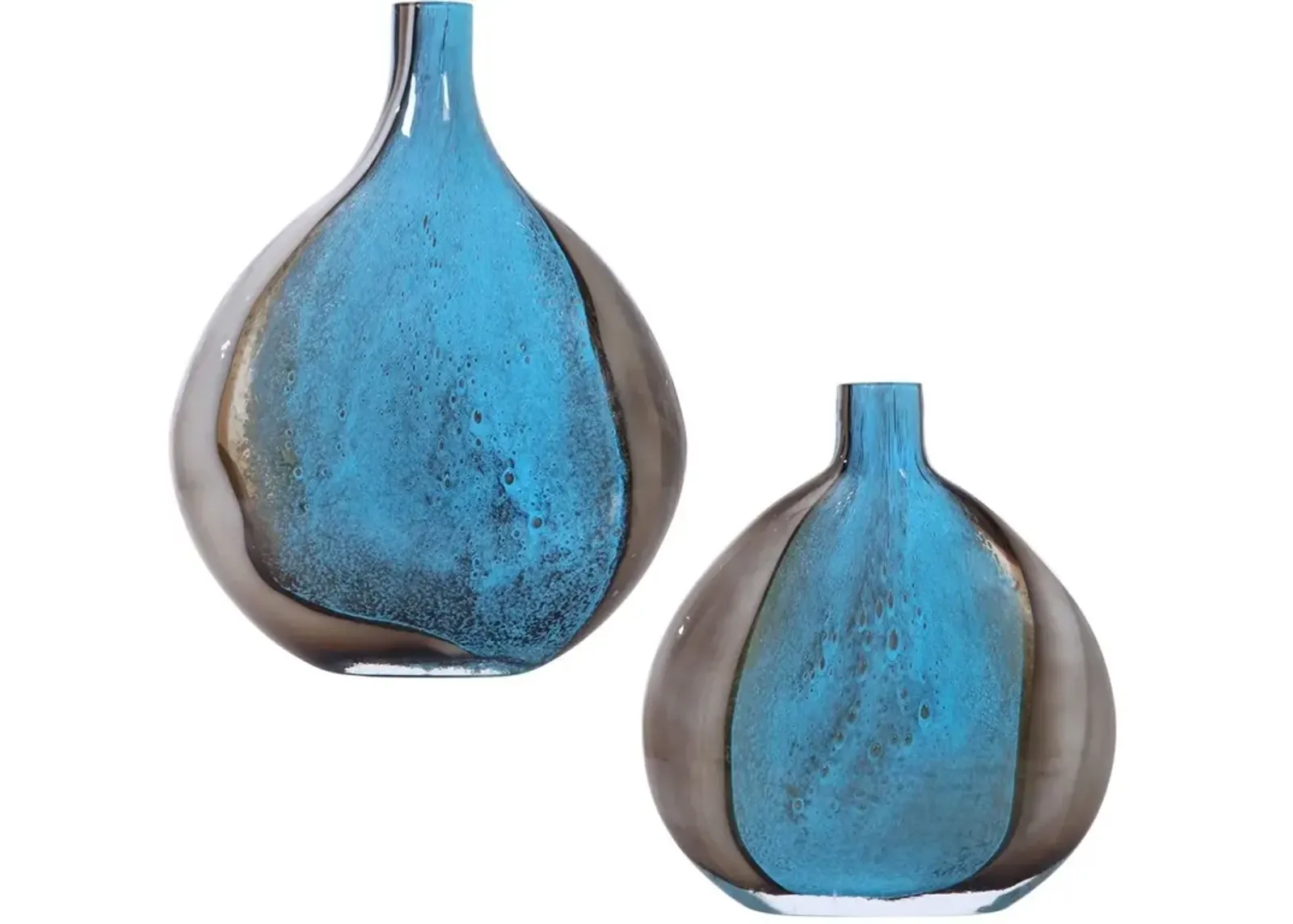 Uttermost 2-Piece Adrie Art Glass Vases