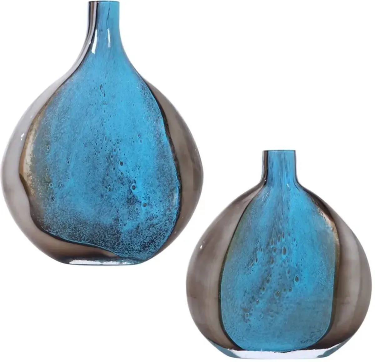 Uttermost 2-Piece Adrie Art Glass Vases