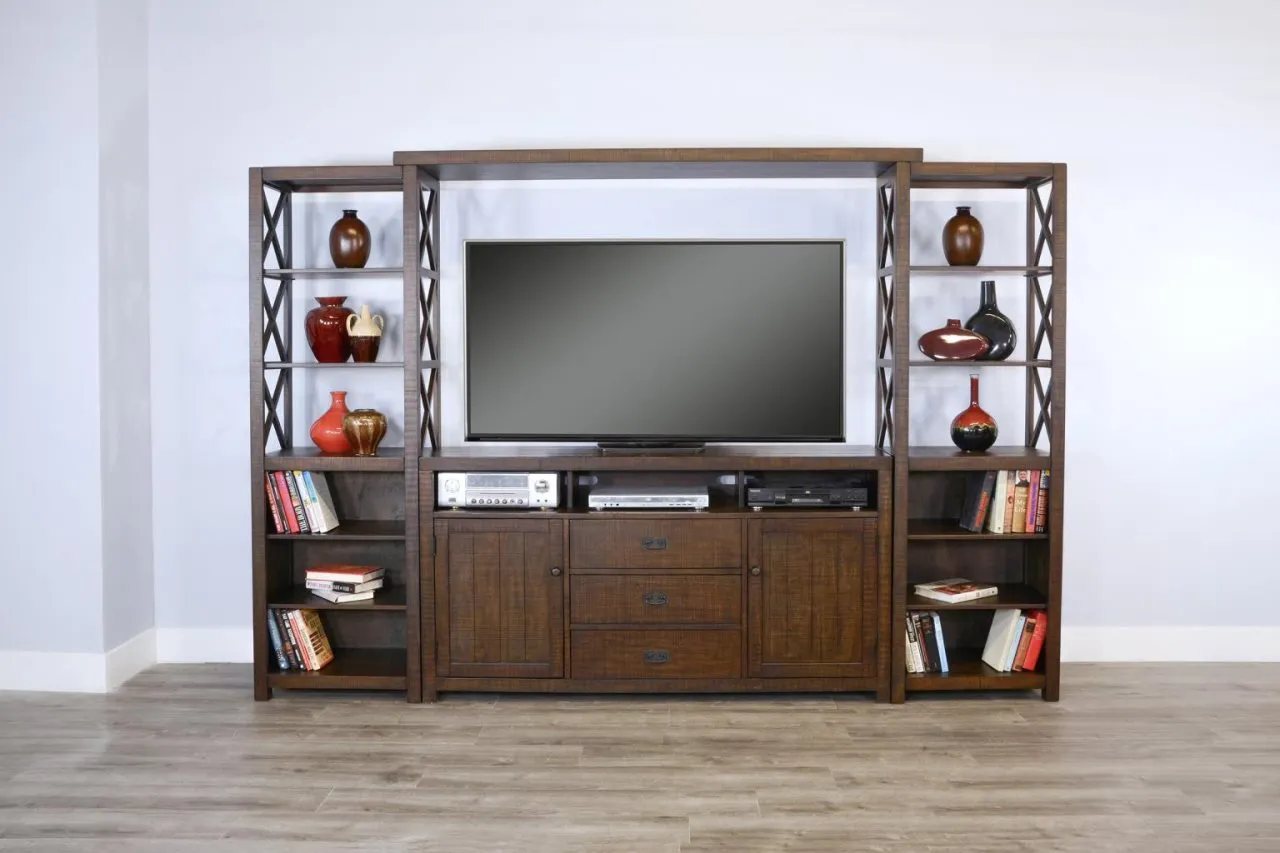 TOBACCO LEAF 66 INCH TV STAND CONSOLE