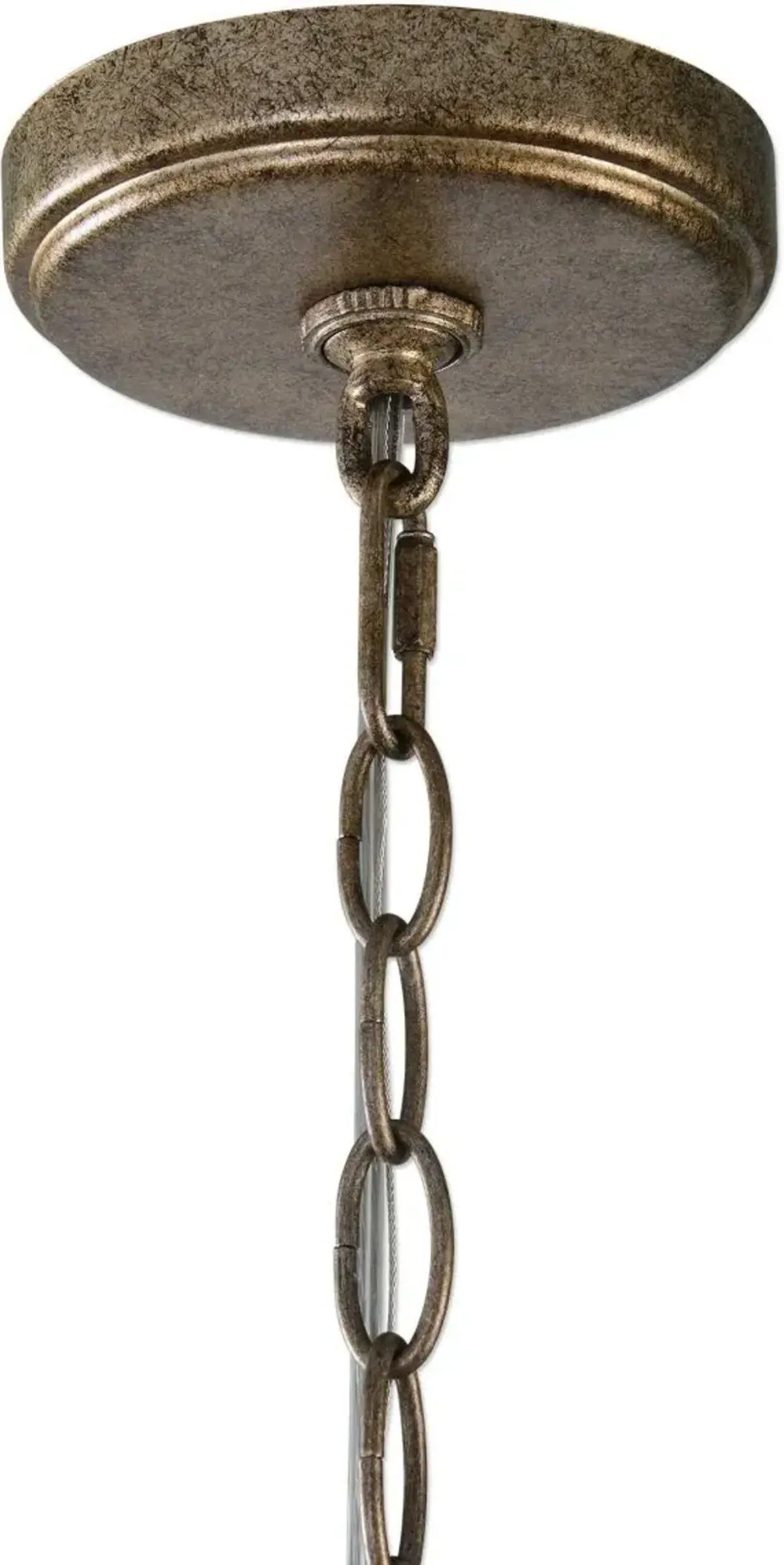 Uttermost Valka 6-Light Silver Crystal Chandelier