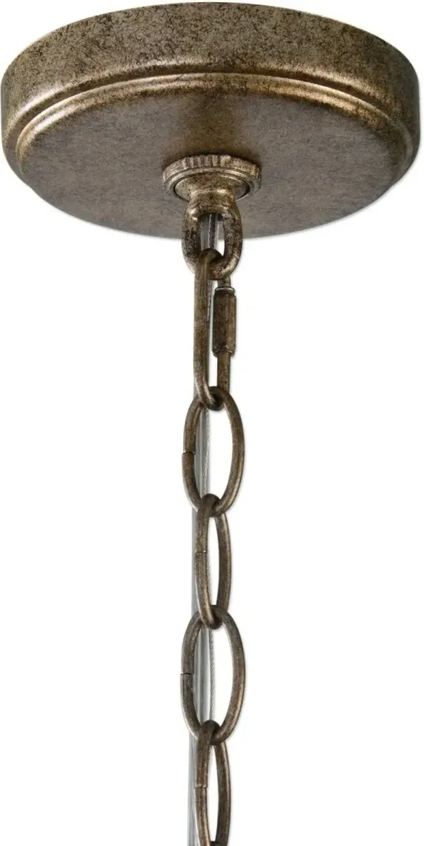 Uttermost Valka 6-Light Silver Crystal Chandelier