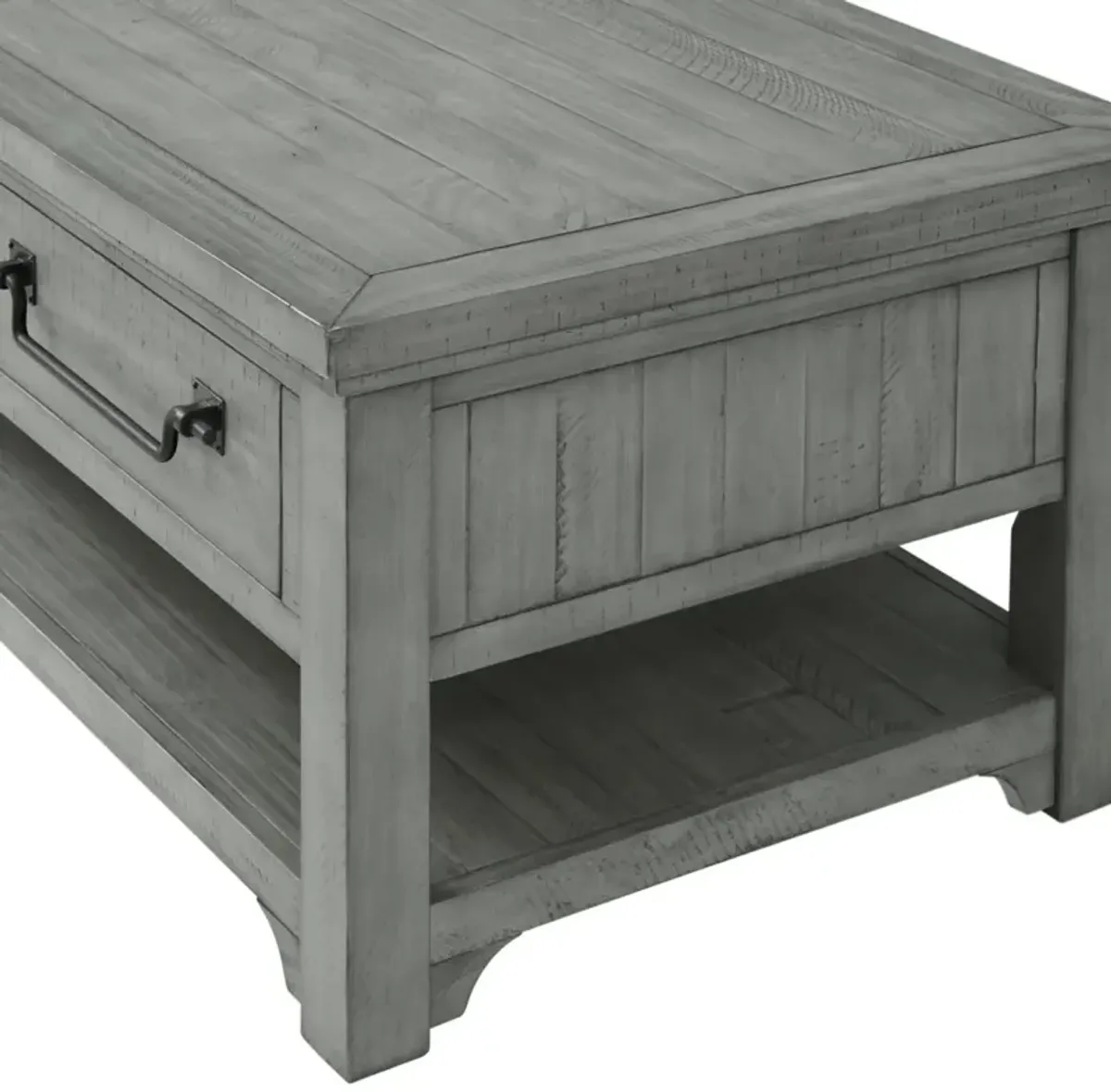 BEACH HOUSE DOVE GREY 2-DRAWER COFFEE TABLE