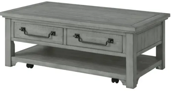 Martin Svensson Beach House Dove Grey 2-Drawer Coffee Table