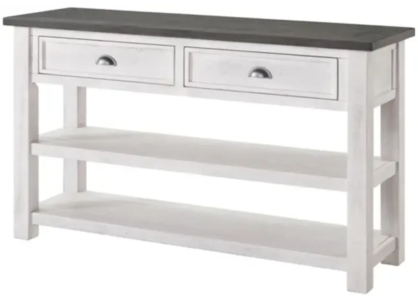 Martin Svensson Monterey Sofa Console Table in White & Grey