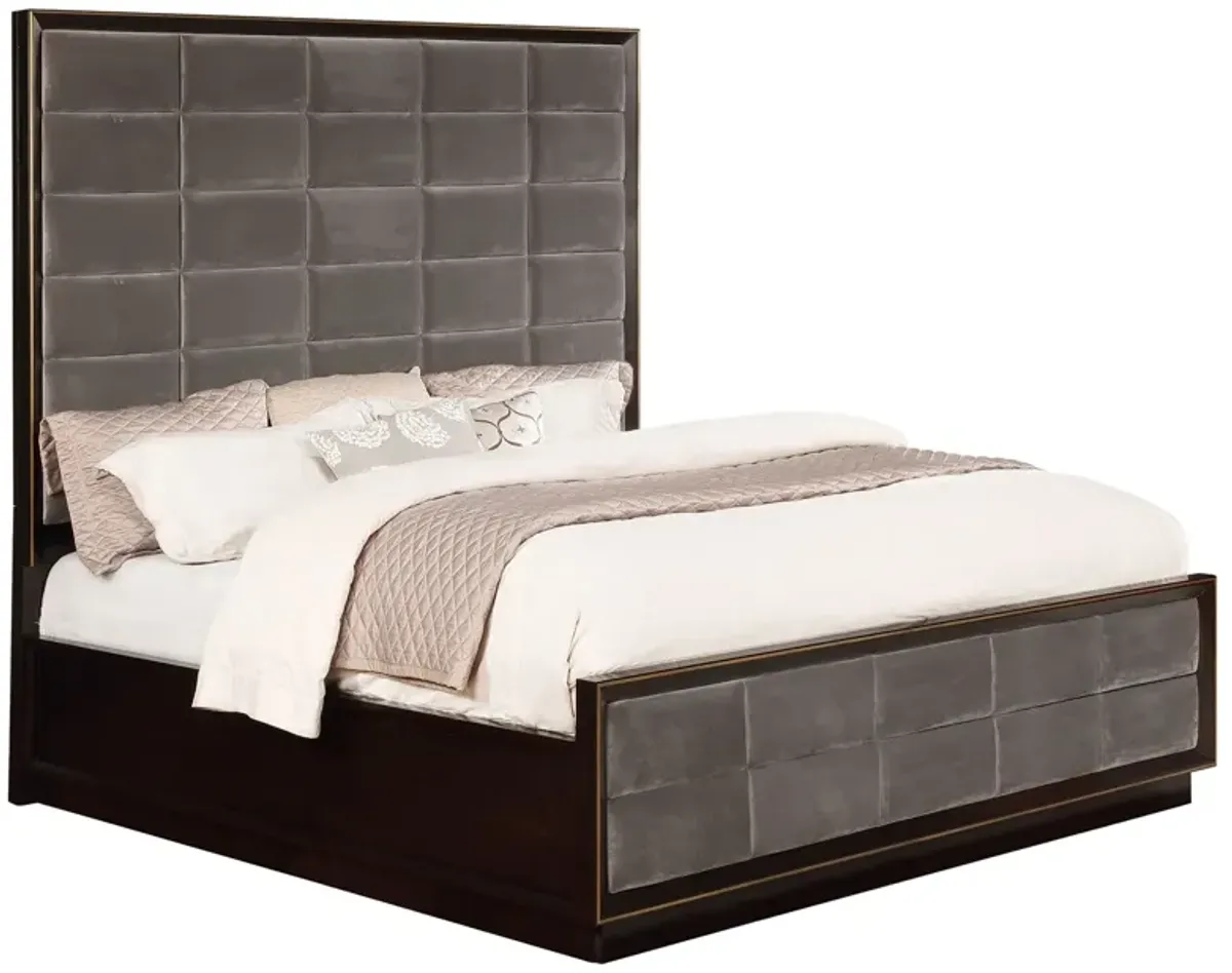 Coaster Durango Wood Queen Panel Bed Smoked Peppercorn