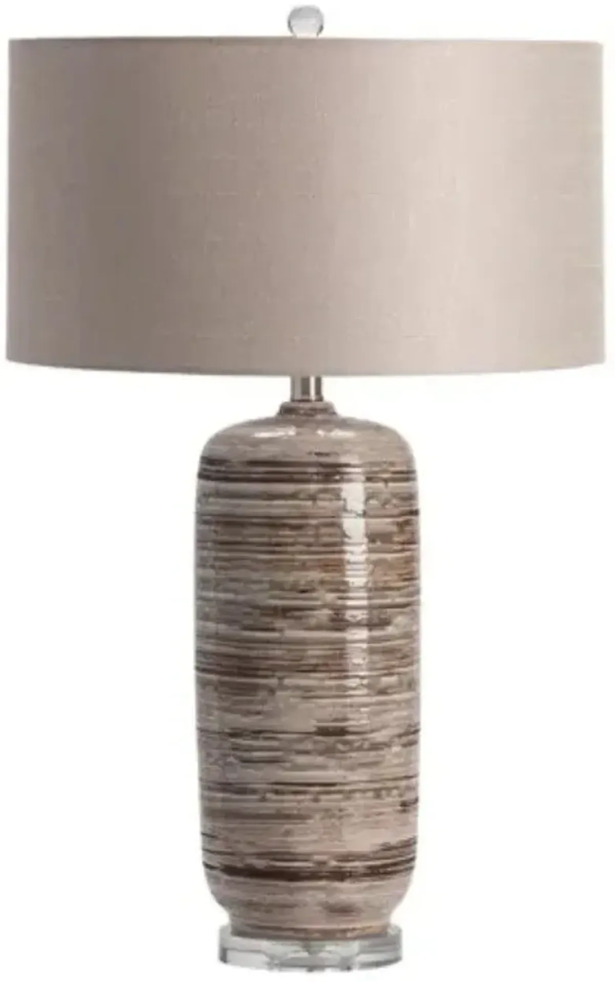 Crestview Ashlar Gray Table Lamp