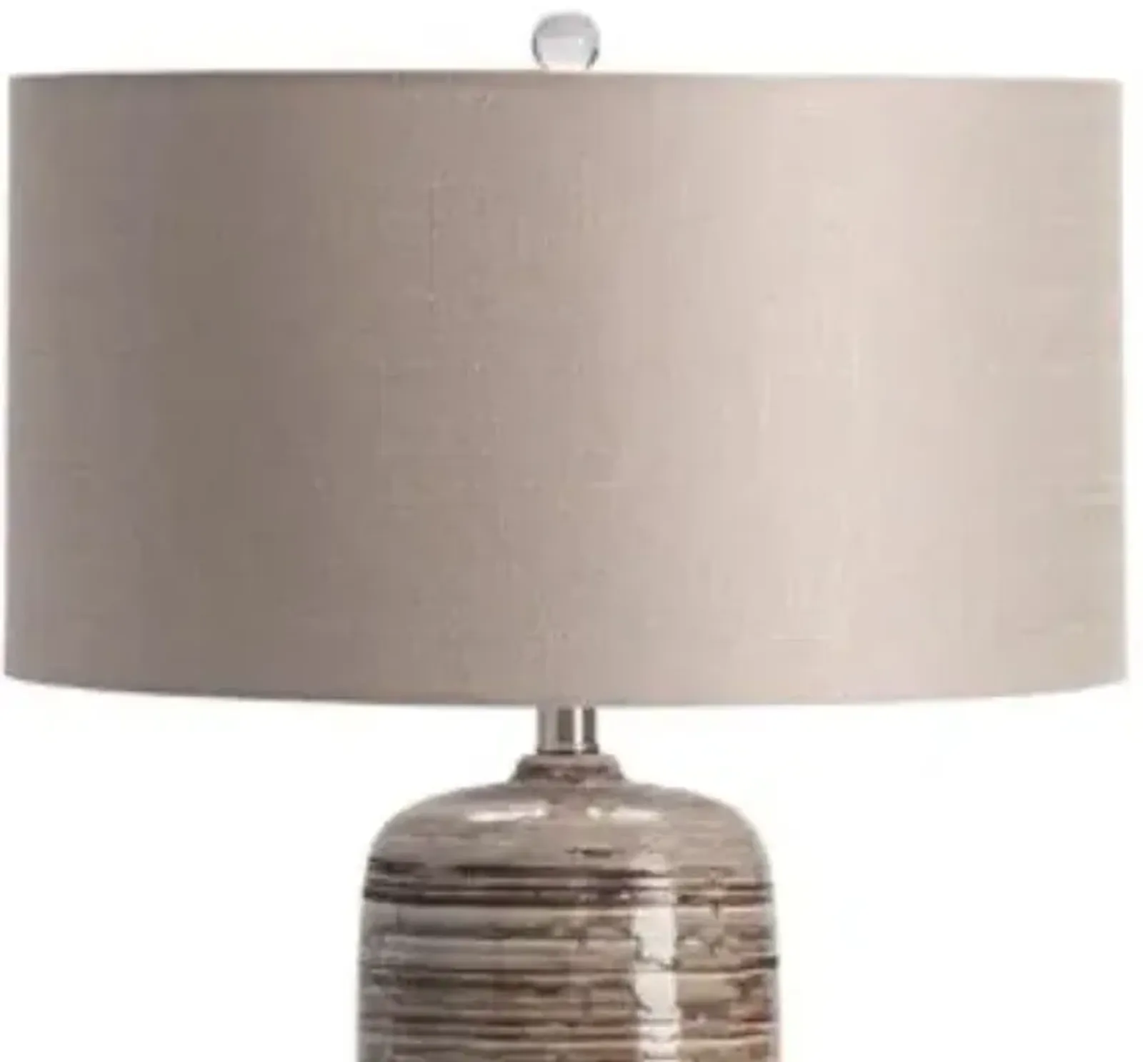 Crestview Ashlar Gray Table Lamp