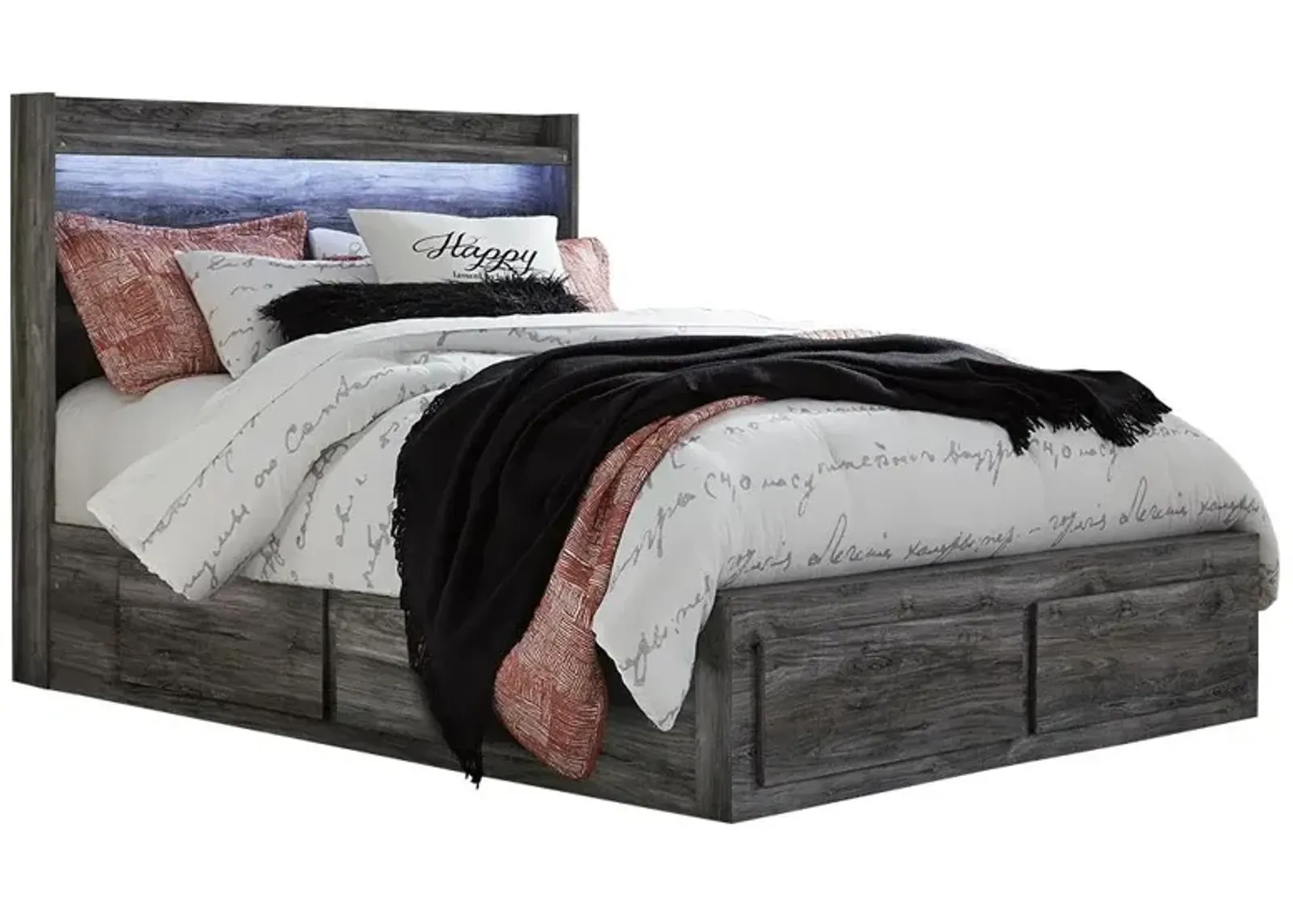 Ashley Baystorm Gray Queen Panel Bed