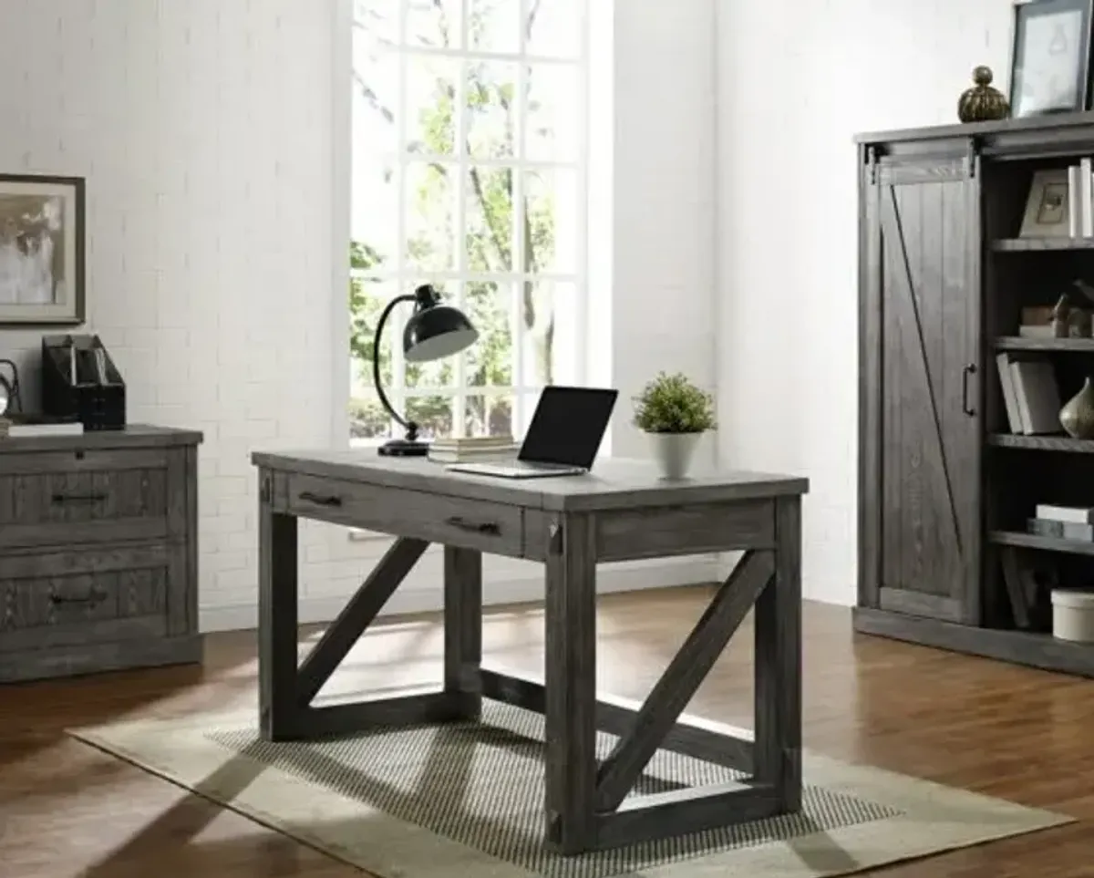 Martin Furniture Avondale Rustic Gray Writing Table