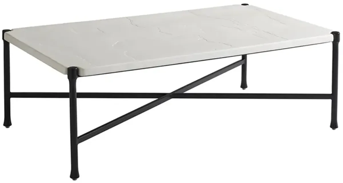 Tommy Bahama Outdoor by Lexington Pavlova Rectangular Cocktail Coffee Table