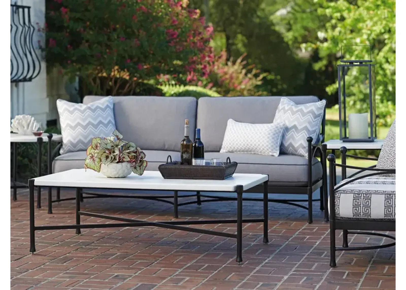 Tommy Bahama Outdoor by Lexington Pavlova Rectangular Cocktail Coffee Table