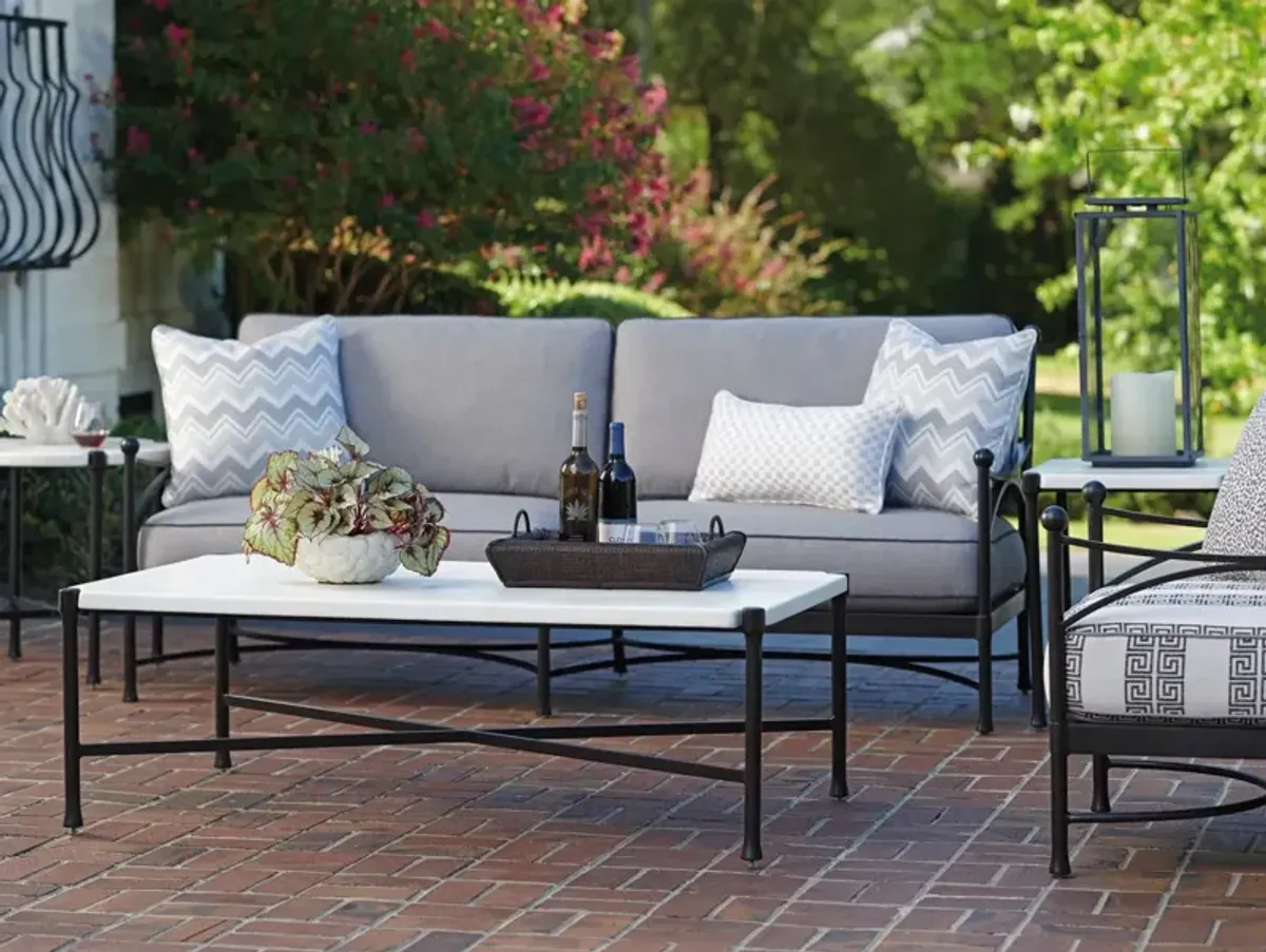 Tommy Bahama Outdoor by Lexington Pavlova Rectangular Cocktail Coffee Table