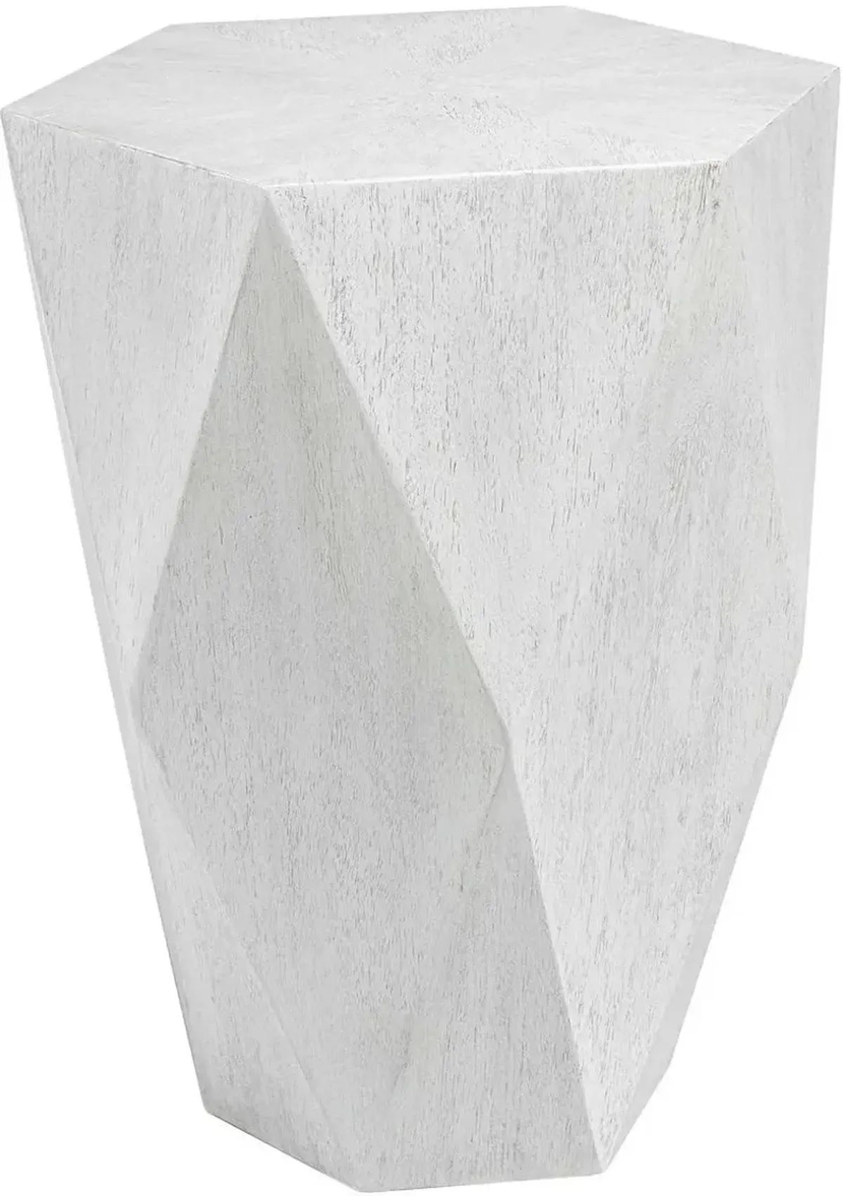 Uttermost Volker Fresh White Side Table