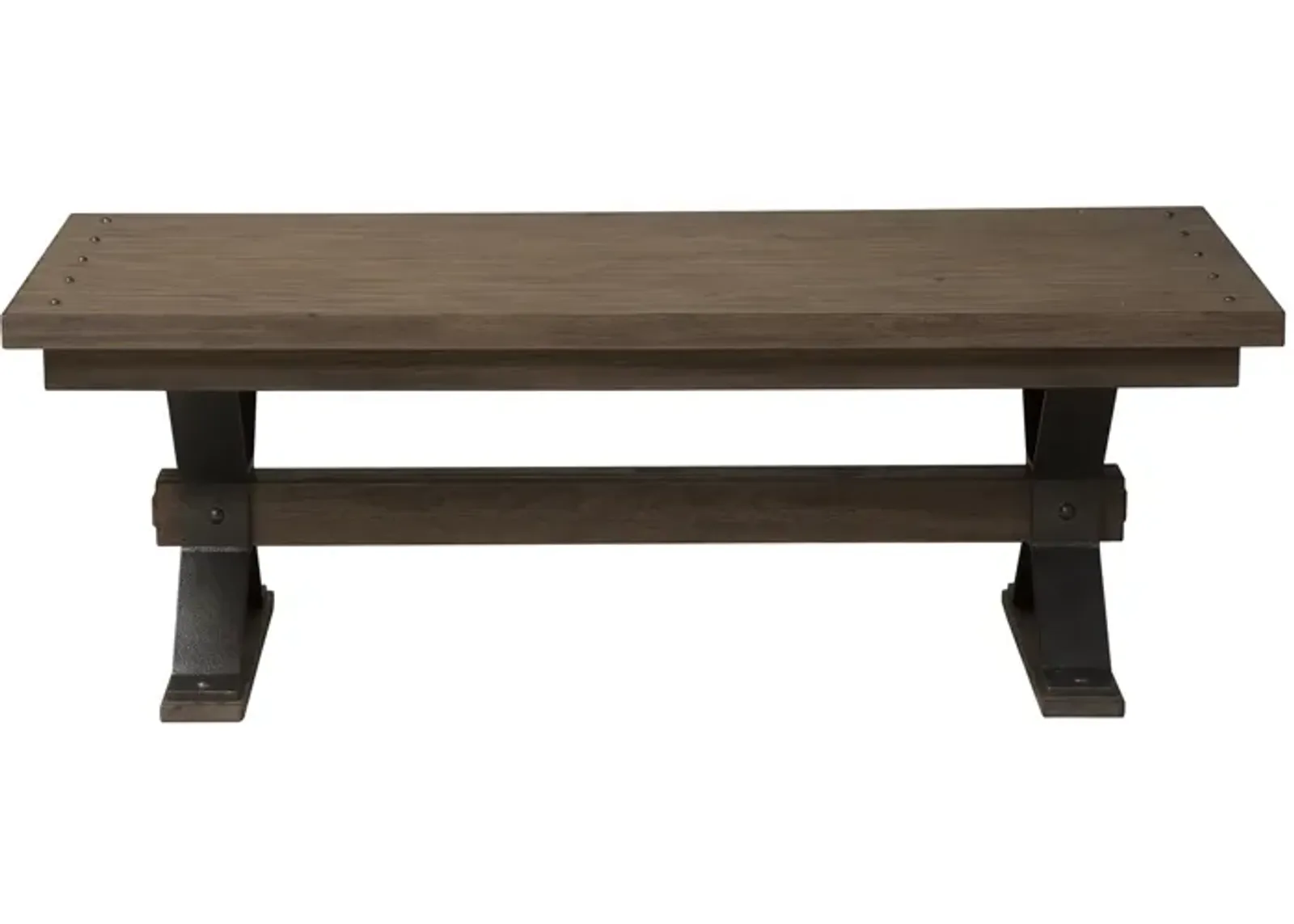 Liberty Furniture Sonoma Road Weather Beaten Bark Rectangular Cocktail Table