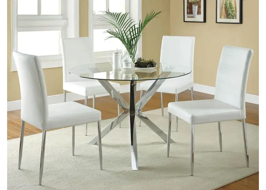 VANCE DINING TABLE CHROME VANCE COLLECTION