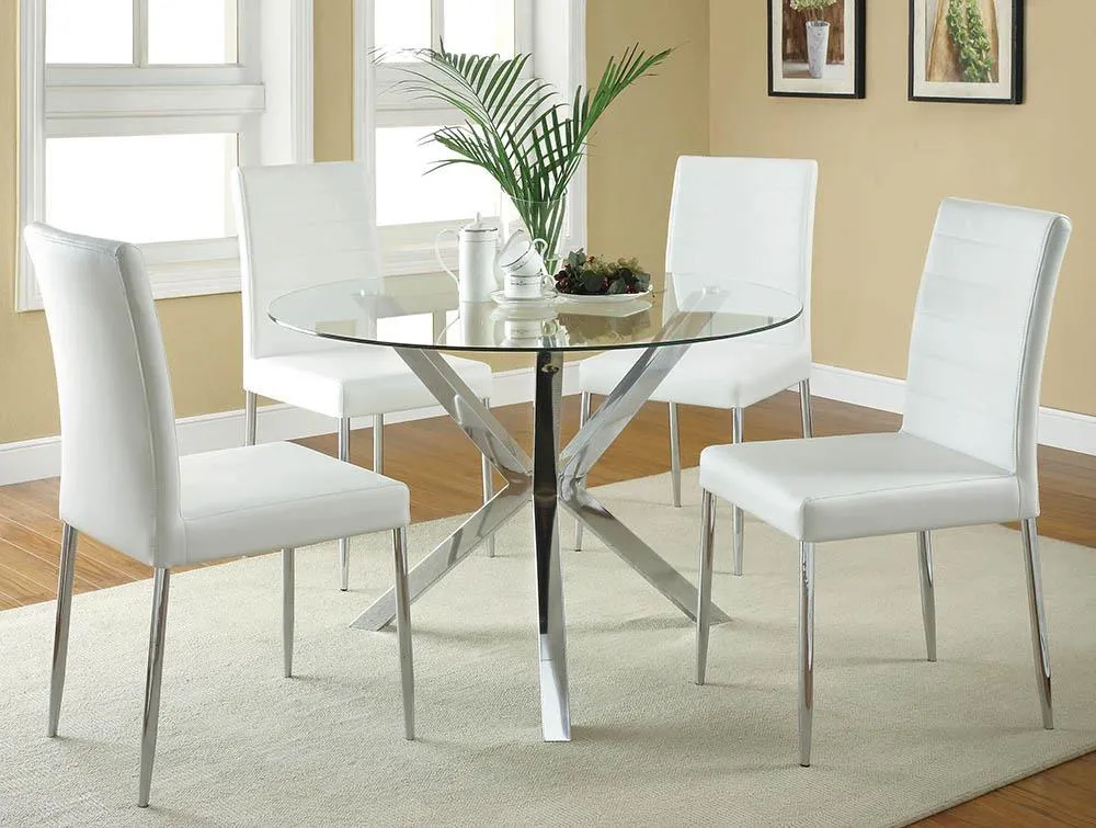 VANCE DINING TABLE CHROME VANCE COLLECTION