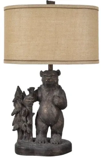 TRAIL HIKE GRAY TABLE LAMP