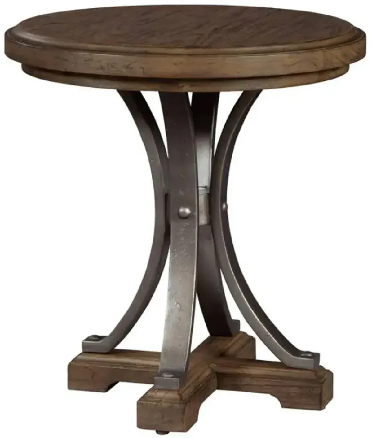 Hekman Antique Pewter/Wexford Chairside Table