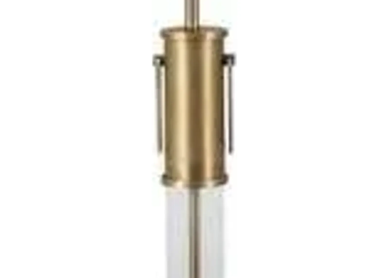 Crestview Demille Gold Column Floor Lamp