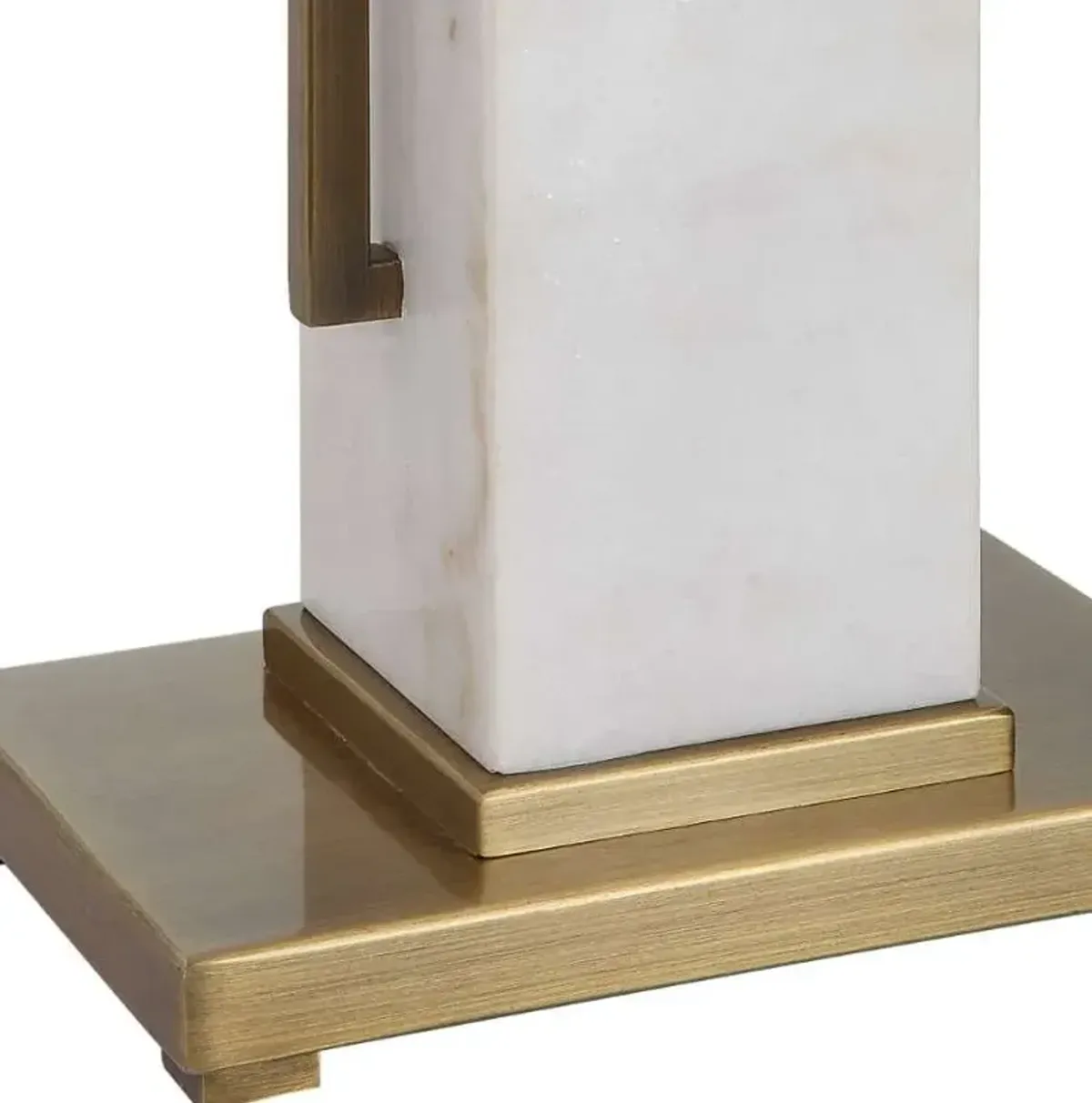 Uttermost Column Gold/White Table Lamp