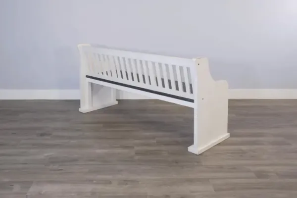 Sunny Designs Carriage House European Cottage Slat Back Bench