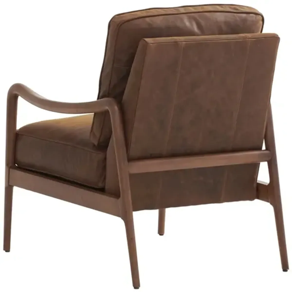 Barclay Butera Upholstery by Barclay Butera Leblanc Leather Bronze Armchair