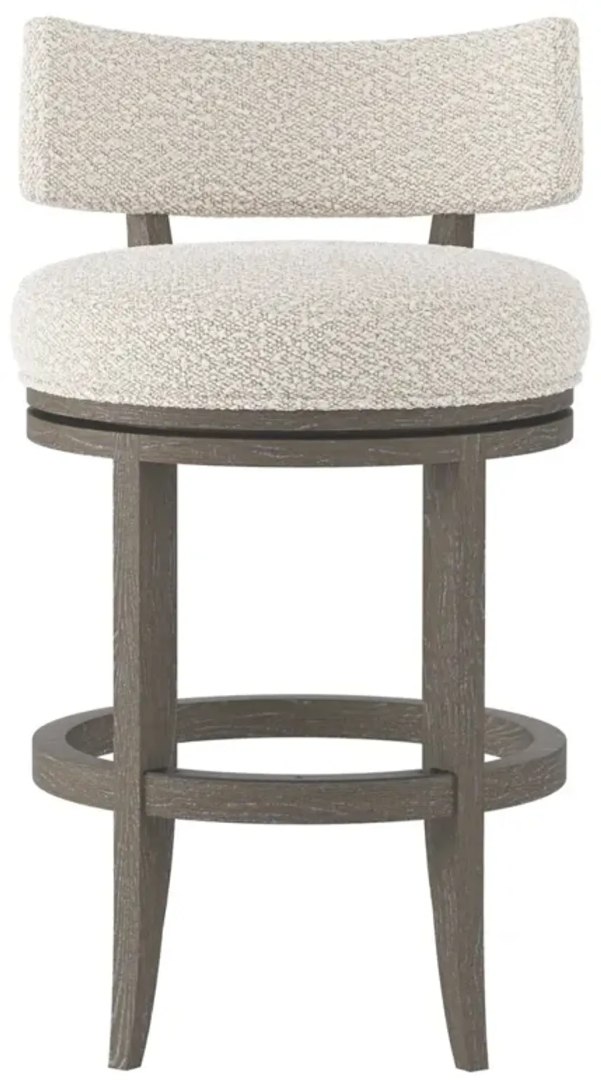 Bernhardt Hirsch Fabric Counter Stool Portobello Finish