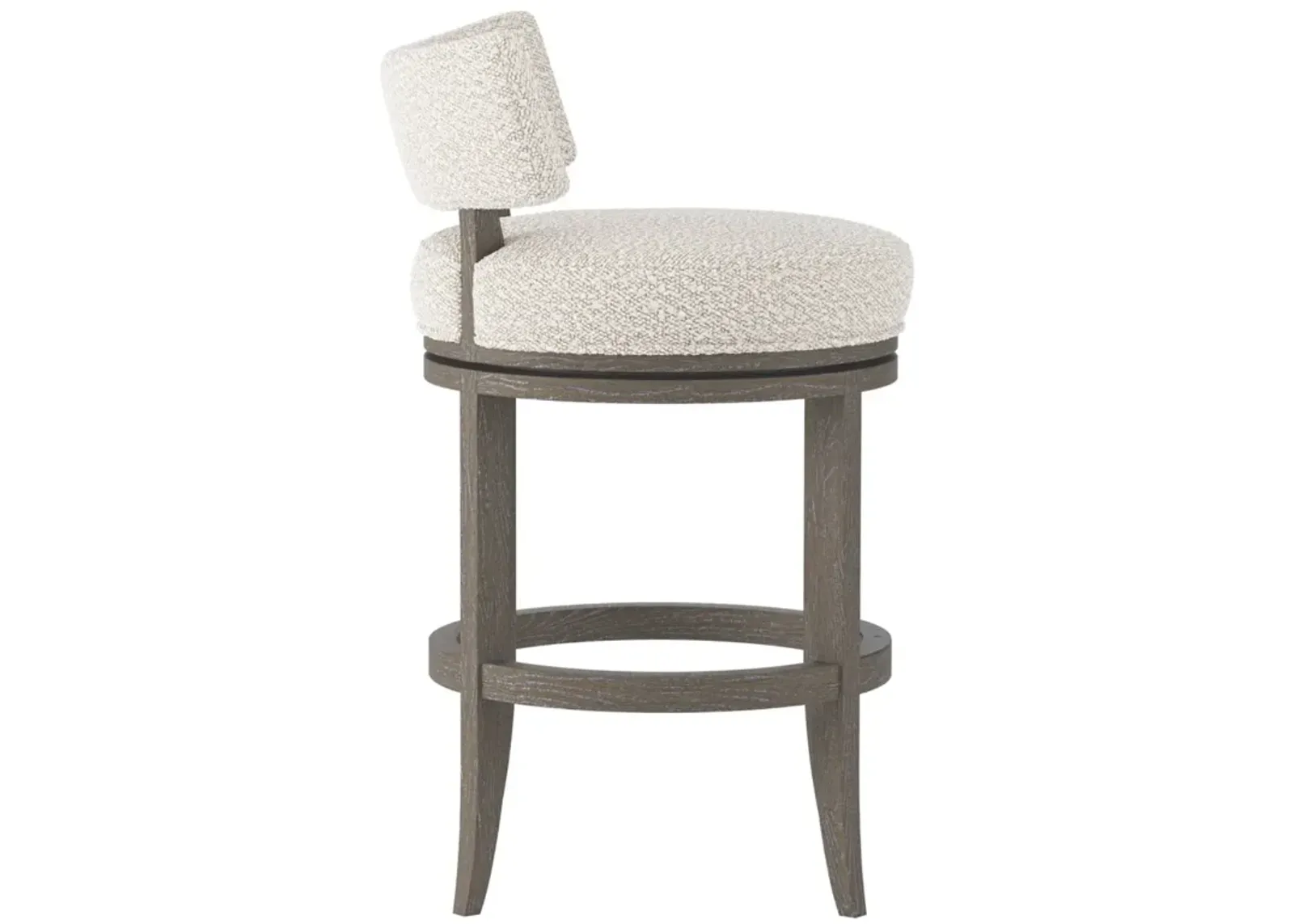 Bernhardt Hirsch Fabric Counter Stool Portobello Finish