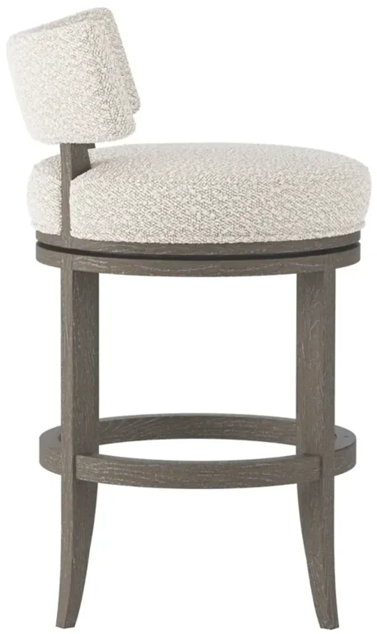 Bernhardt Hirsch Fabric Counter Stool Portobello Finish