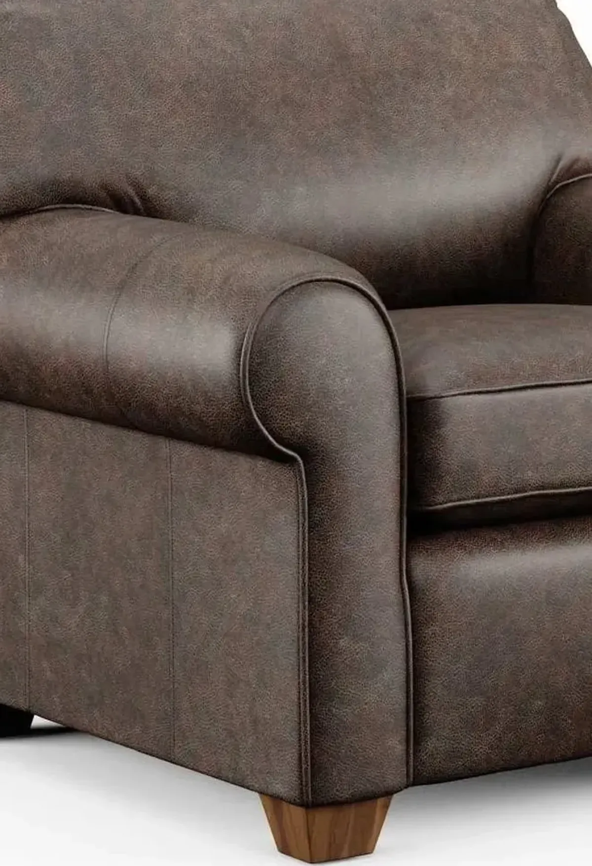 Flexsteel Thornton Dark Brown Leather Chair