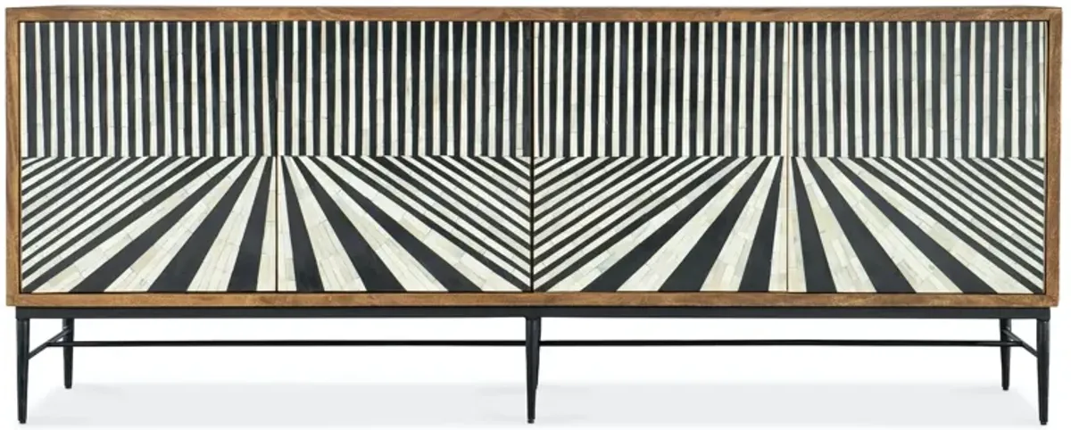 Hooker Furniture Commerce & Market Linear Perspective Sideboard Credenza