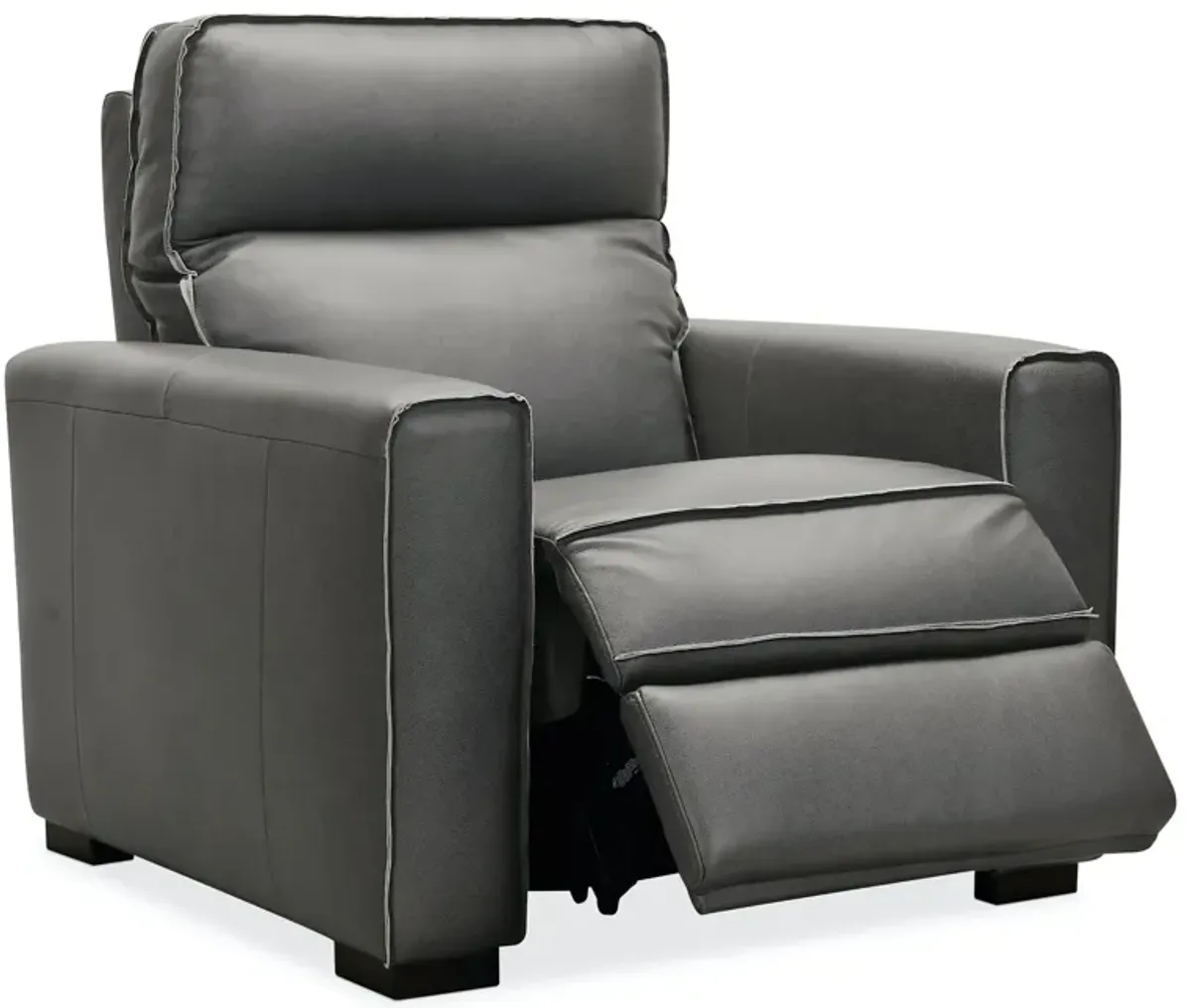 Hooker Furniture Braeburn Leather Recliner Chair with Power Headrest