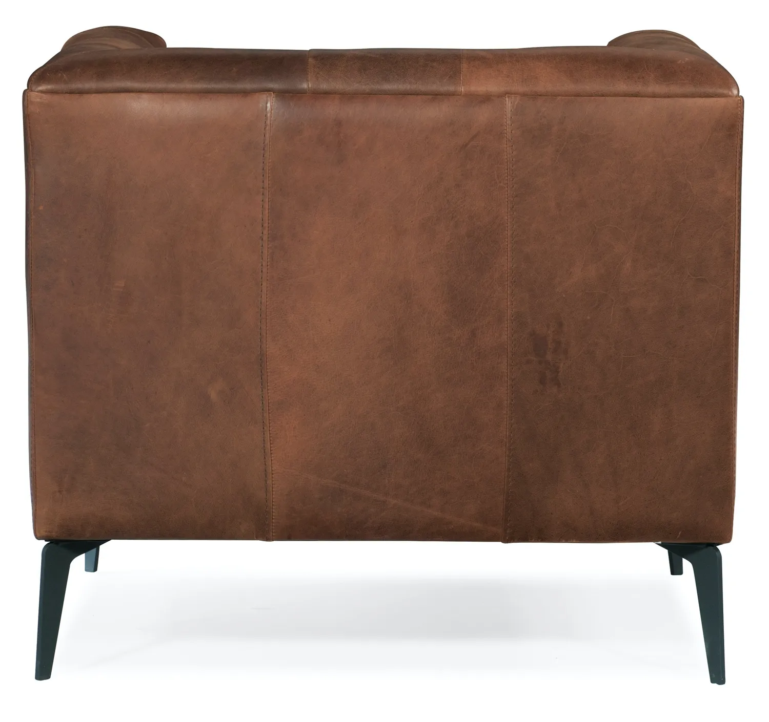 NICOLLA LEATHER STATIONARY BARREL CHAIR