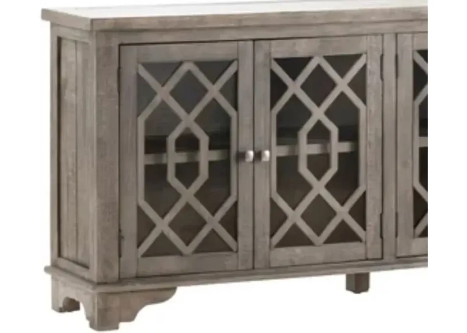 Crestview Pembroke Distressed Grey Sideboard