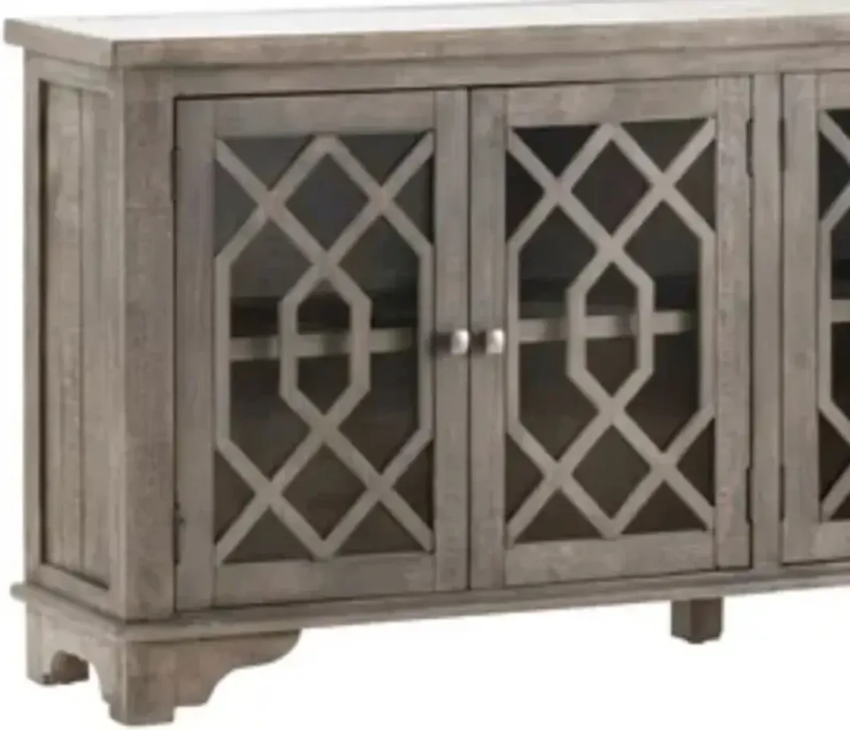 Crestview Pembroke Distressed Grey Sideboard