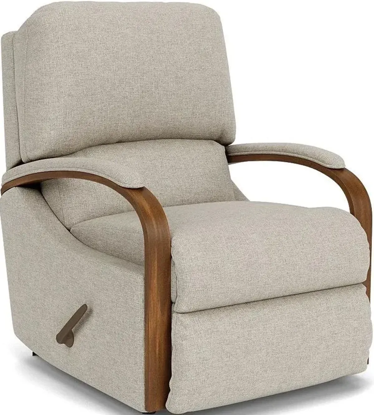 Flexsteel Woodlawn Silver Driftwood Rocking Manual Recliner