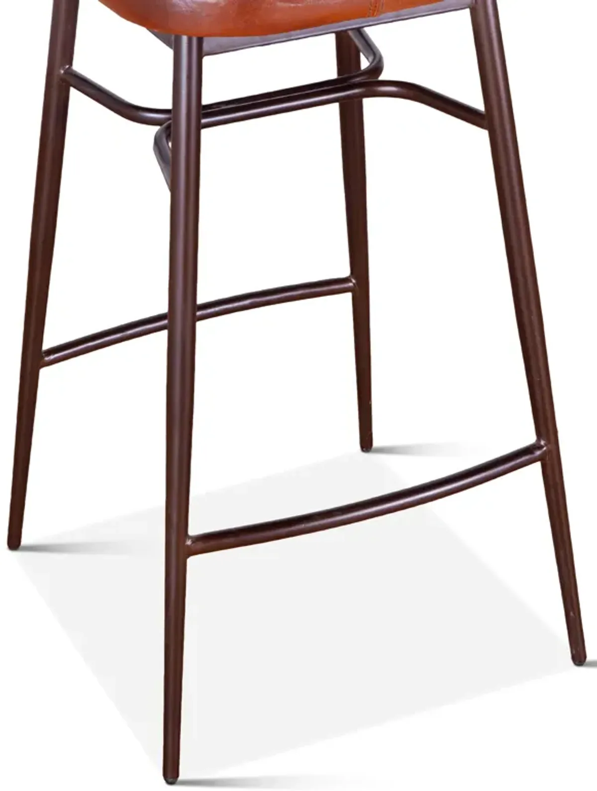 Home Trends Design Wellington Backless Leather Bar Stool