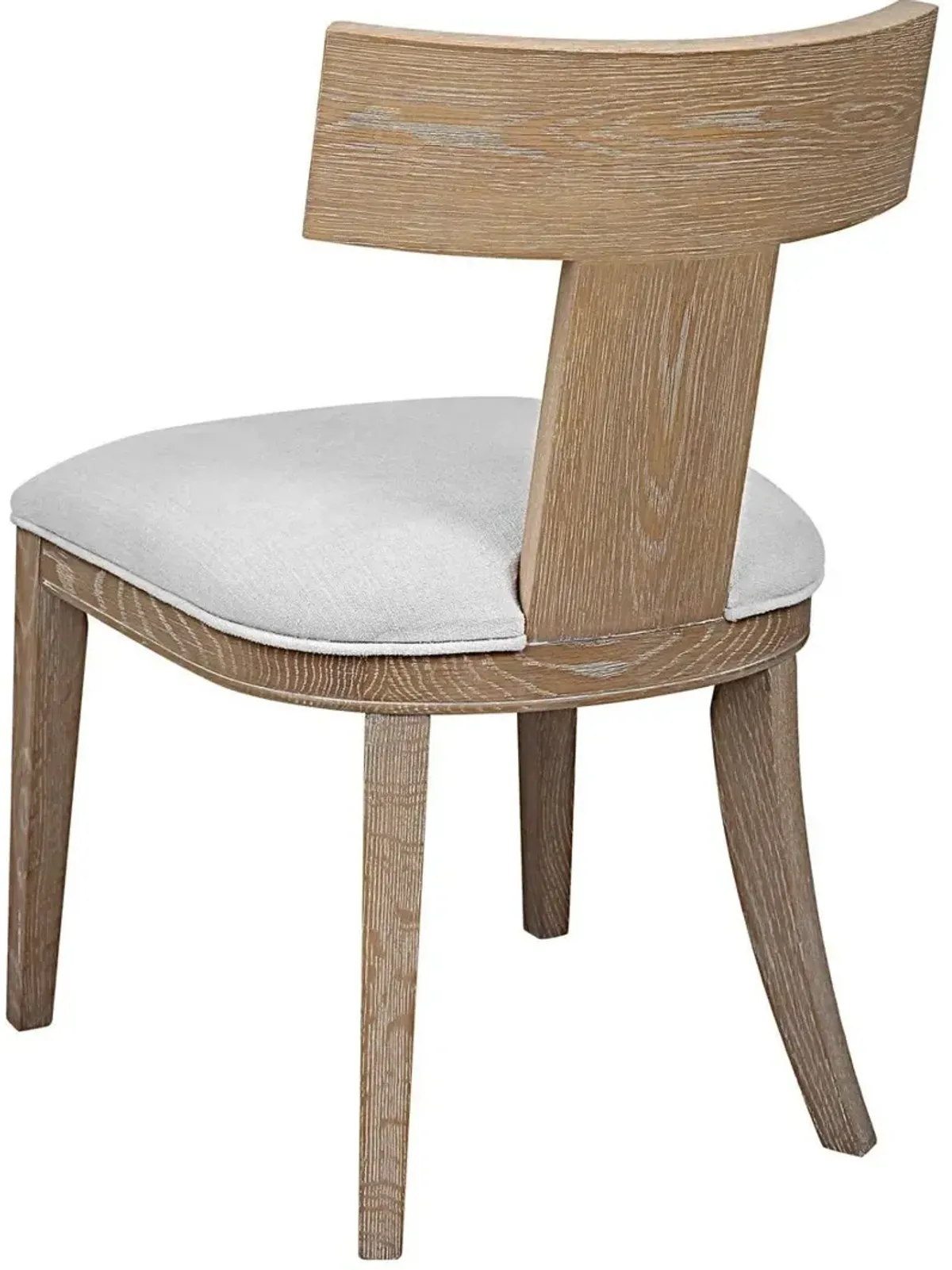 Uttermost Idris Natural Oak Armless Dining Chair Natural