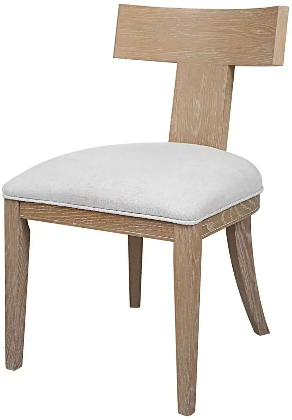 Uttermost Idris Natural Oak Armless Dining Chair Natural