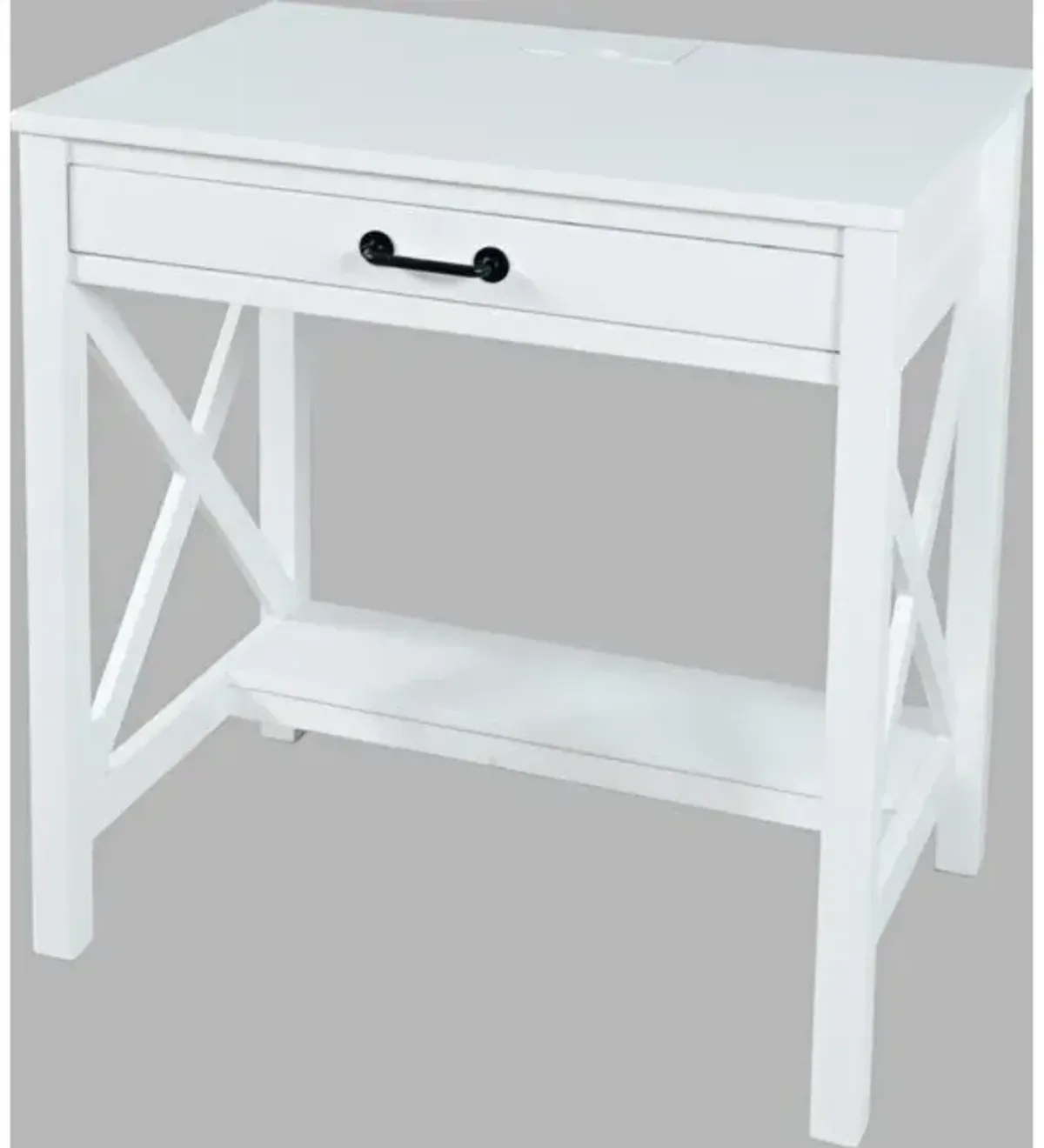 Jofran Hobson Power Writing Desk White