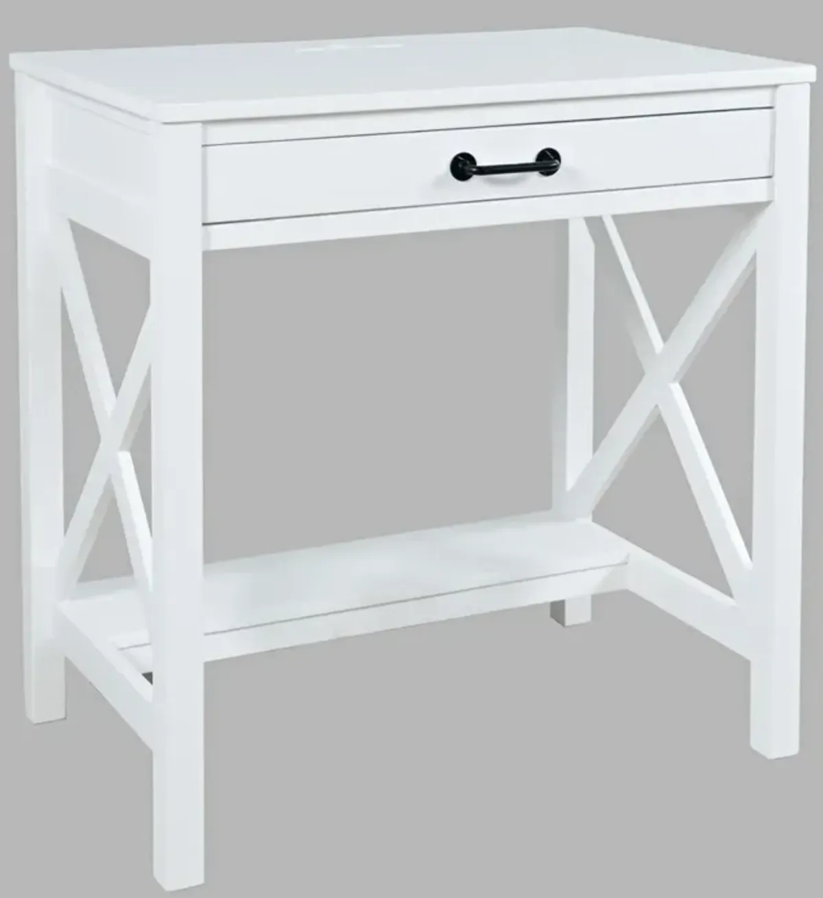 HOBSON POWER DESK - WHITE